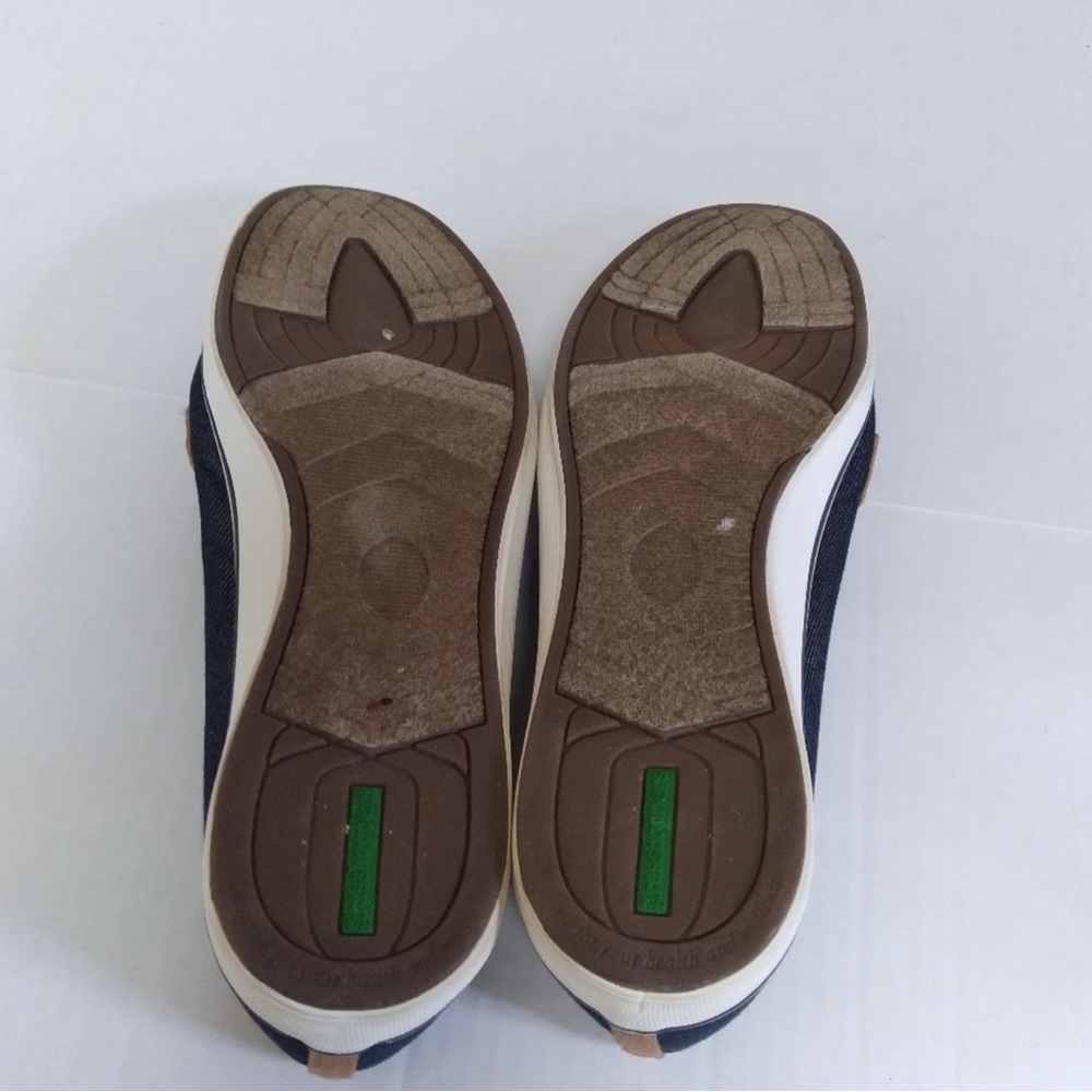 Grasshoppers Blue Striped Slip On Sneakers Size 9 - Picture 7 of 7